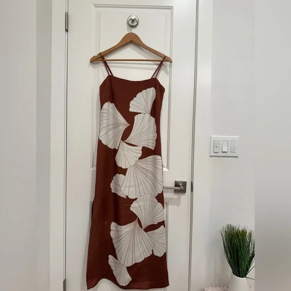 VERONICA BEARD Petra Dress in Whisky Multi size 4 $649 pre owned - Picture 5 of 15